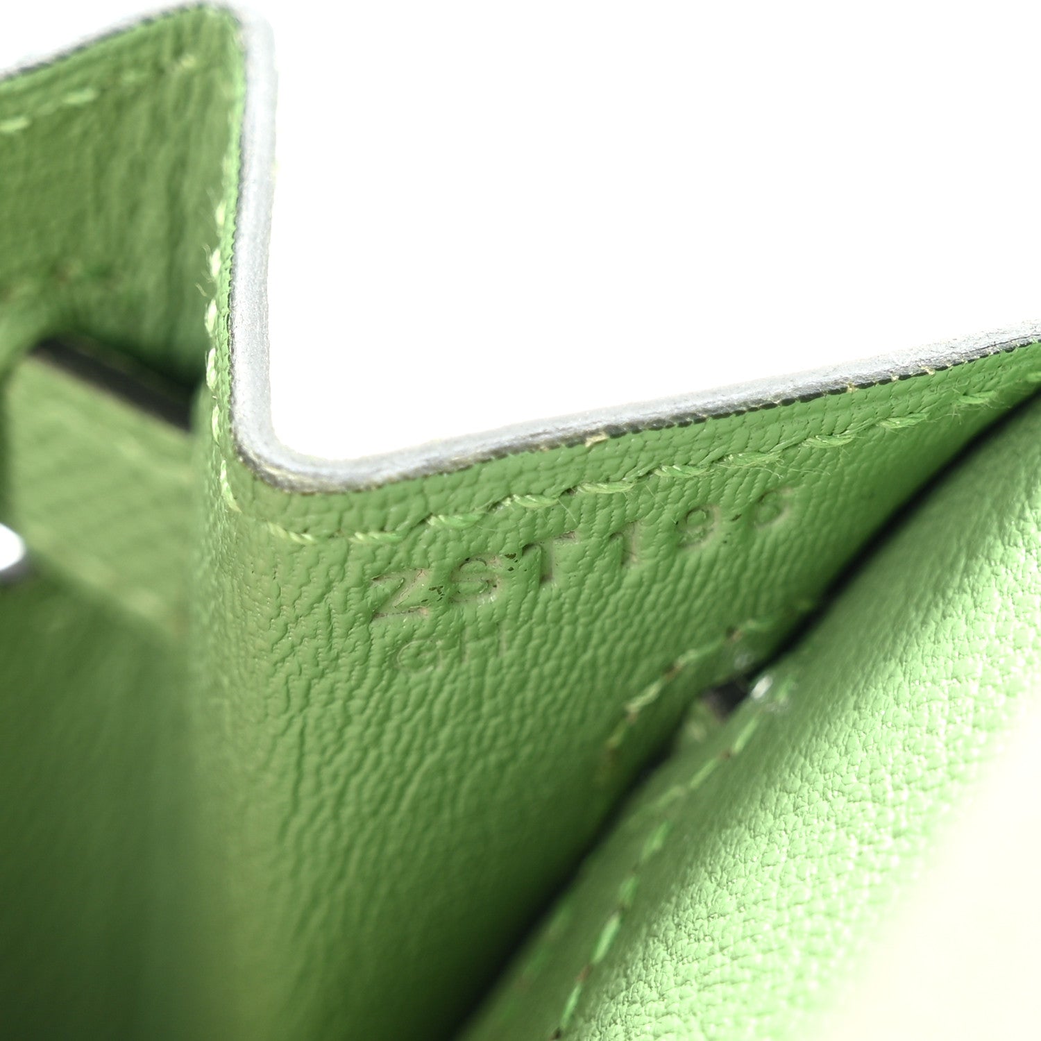 Hermes Epsom Birkin Sellier 25 Vert Criquet 6 of 11