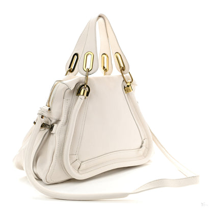 Chloe Calfskin Medium Paraty Cream 3 of 11