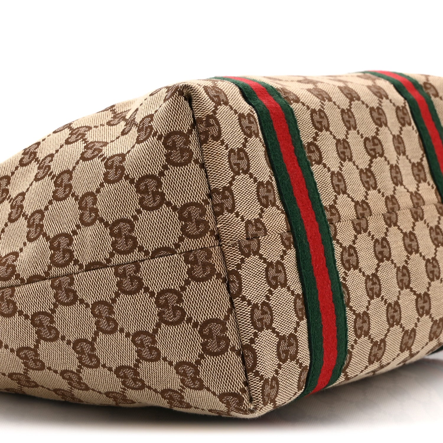 Gucci Monogram Medium Jolicoeur Tote Dark Brown 9 of 10