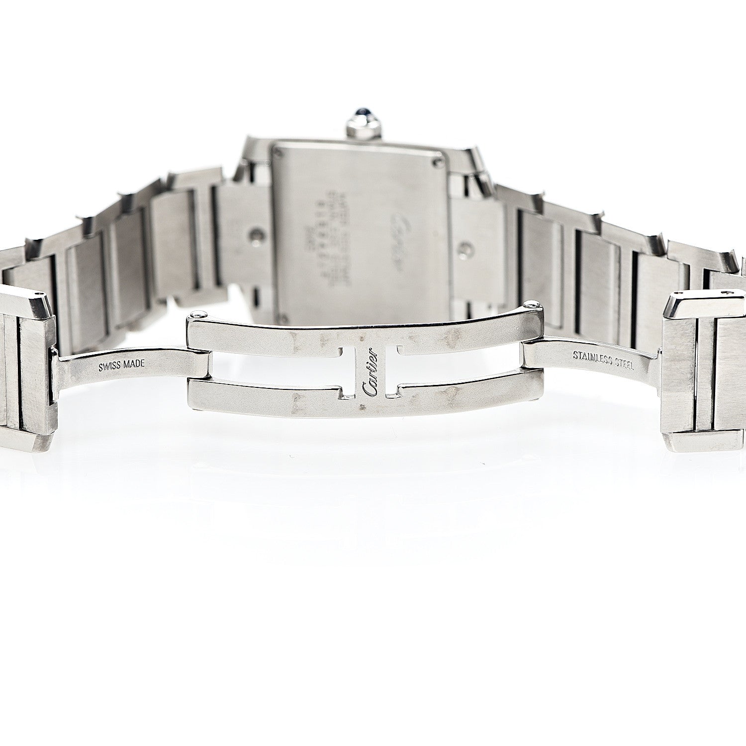 Cartier Stainless Steel 25mm Tank Francaise Quartz Watch 6 of 6