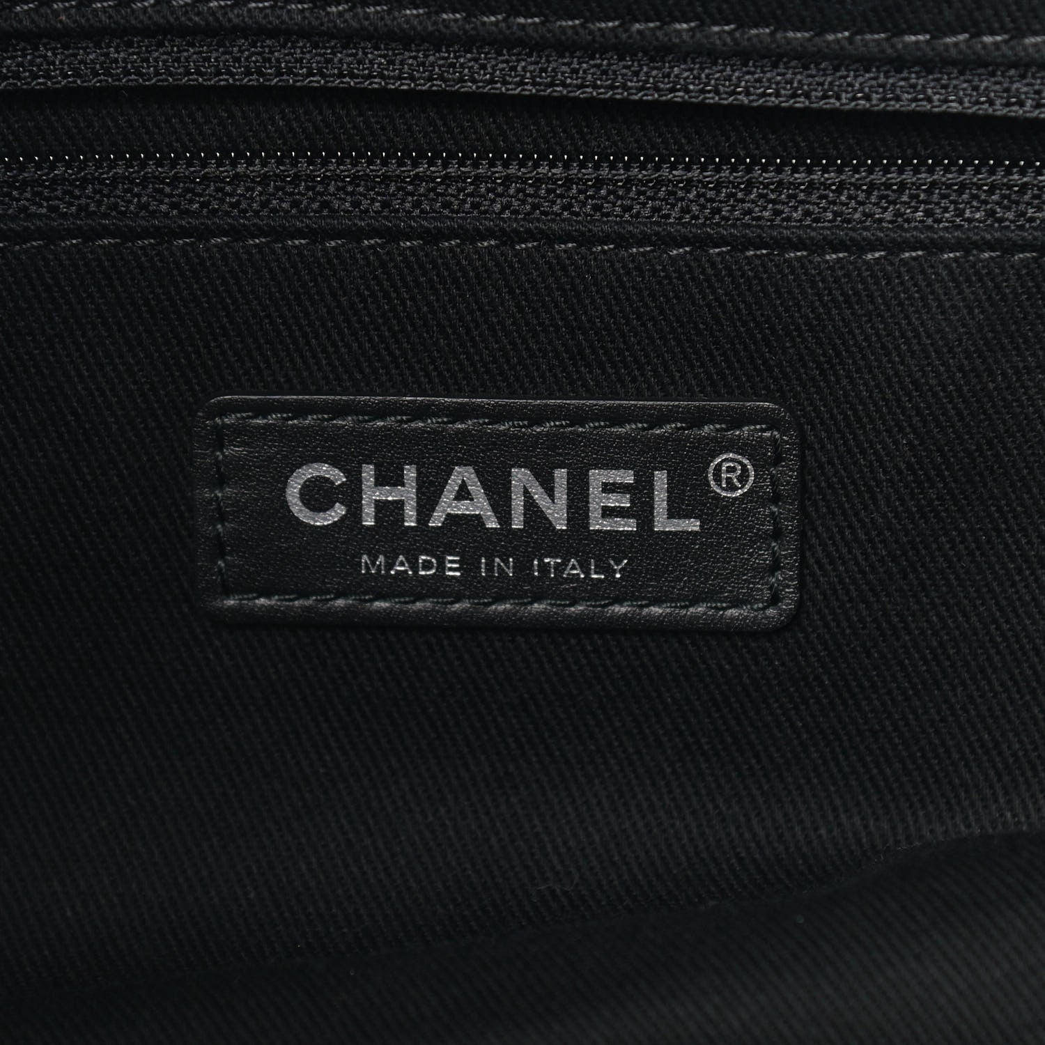 Chanel Canvas Extra Large Double Face Shopping Tote Black 5 of 9