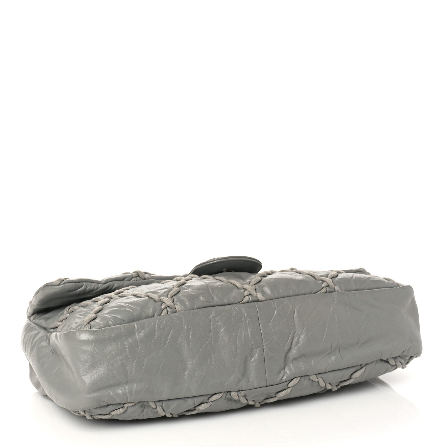Chanel Calfskin Ultra Stitch Oversized Flap Grey 4 of 9