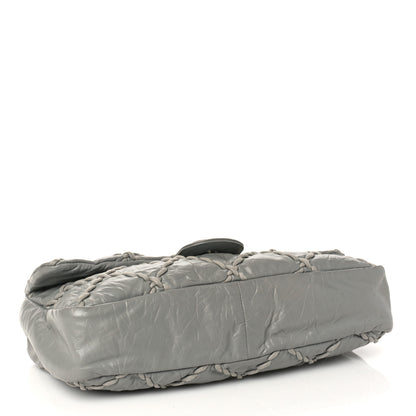 Chanel Calfskin Ultra Stitch Oversized Flap Grey 4 of 9