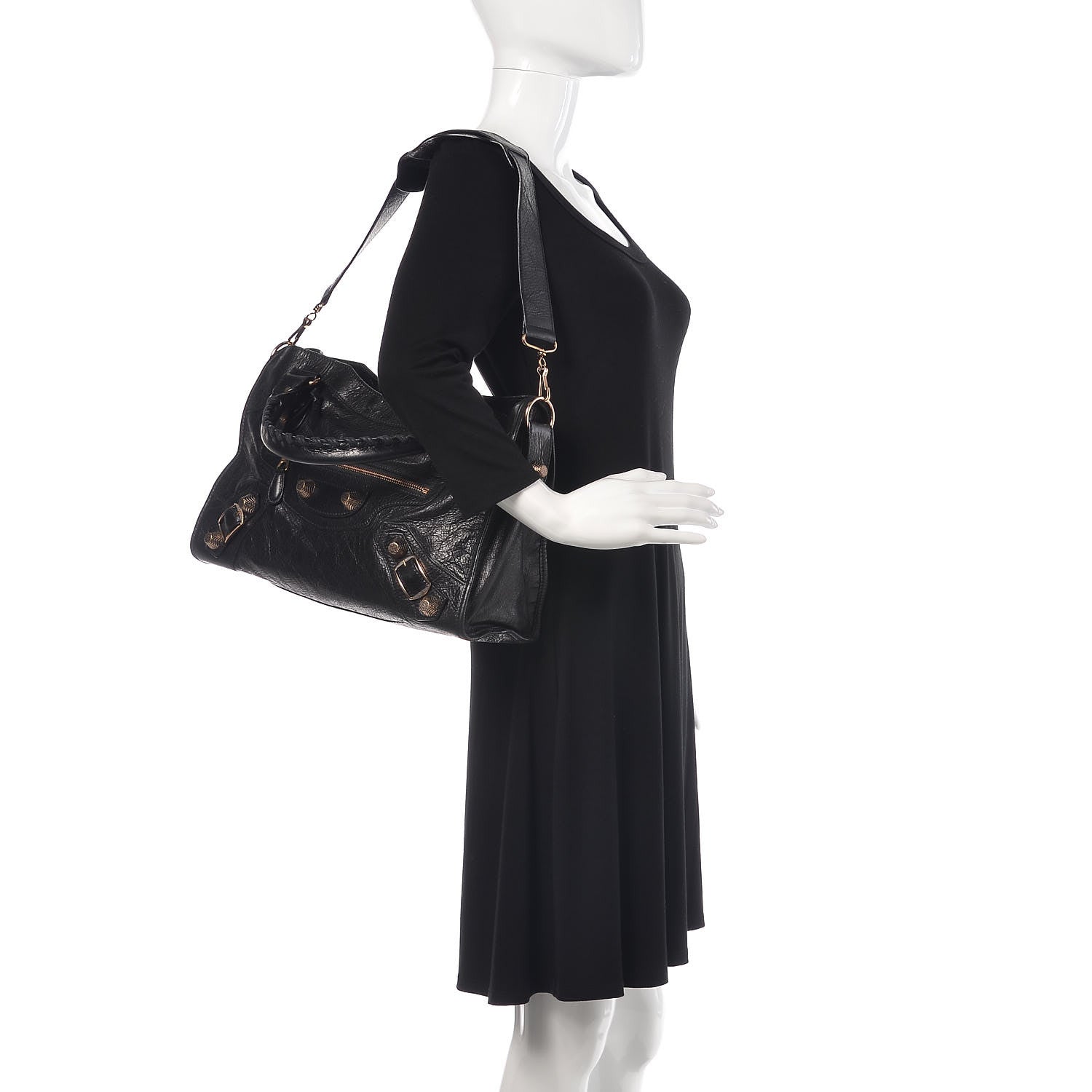 Balenciaga Agneau Giant 21 Rose Gold Hardware City Black 3 of 12