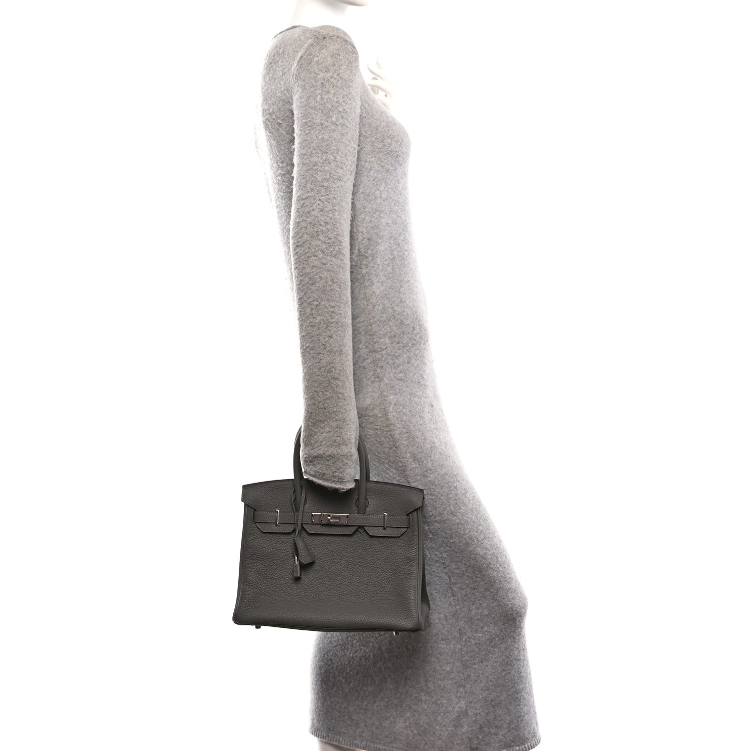 Hermes Togo Birkin 30 Gris Meyer 2 of 11
