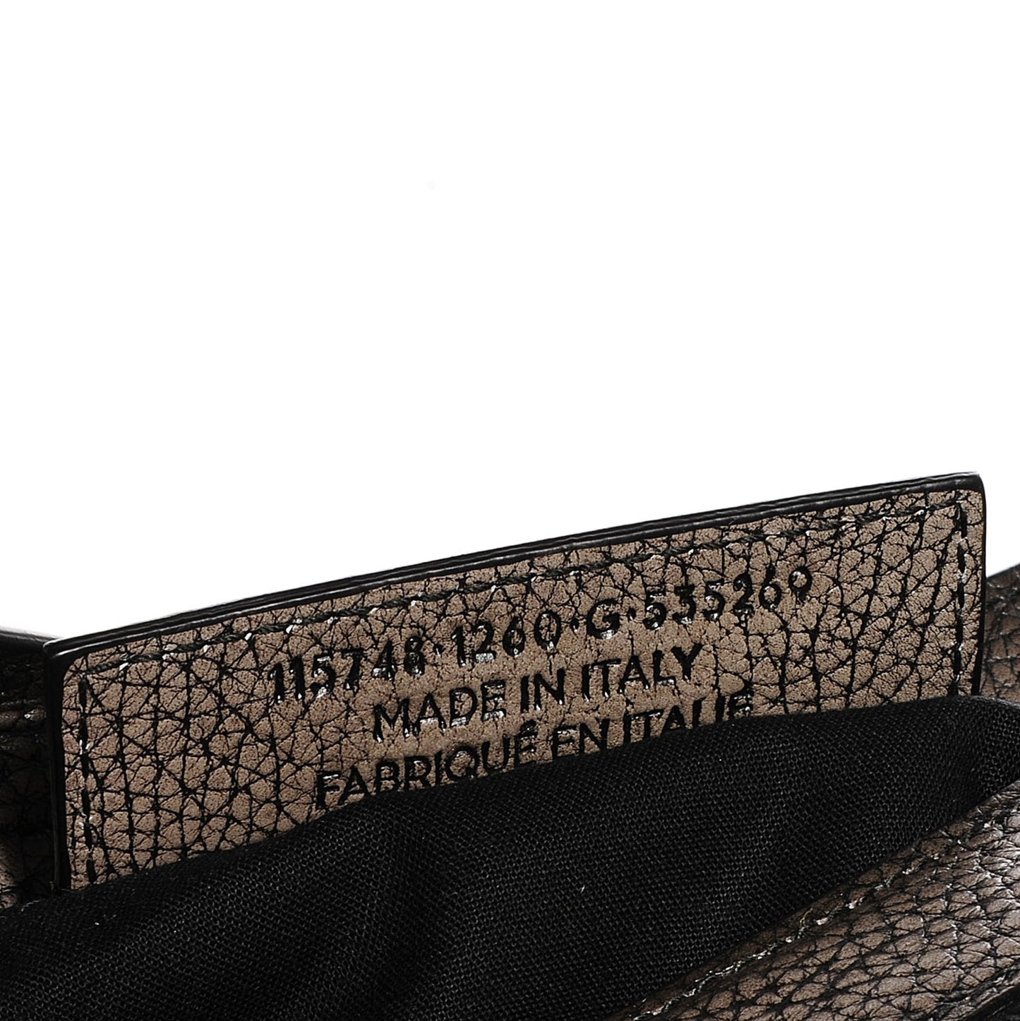 Grained Calfskin Classic Gold Hardware City Ombre Grey Gradient