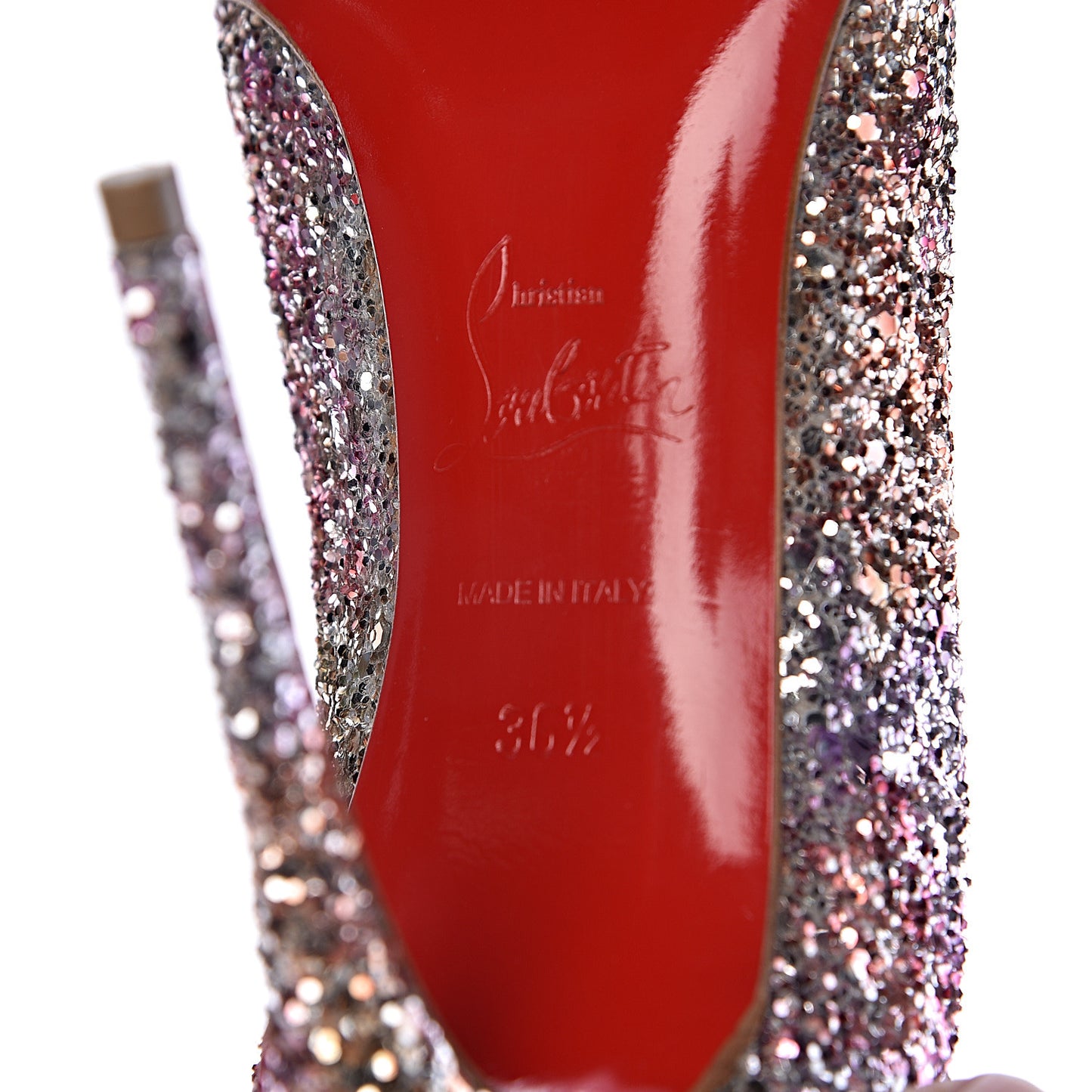 Glitter Aqua Ruban Met Pigalle Follies 100 Pumps 36.5 Rosette Gold