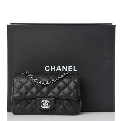 Chanel Caviar Quilted Mini Rectangular Flap Black 8 of 8