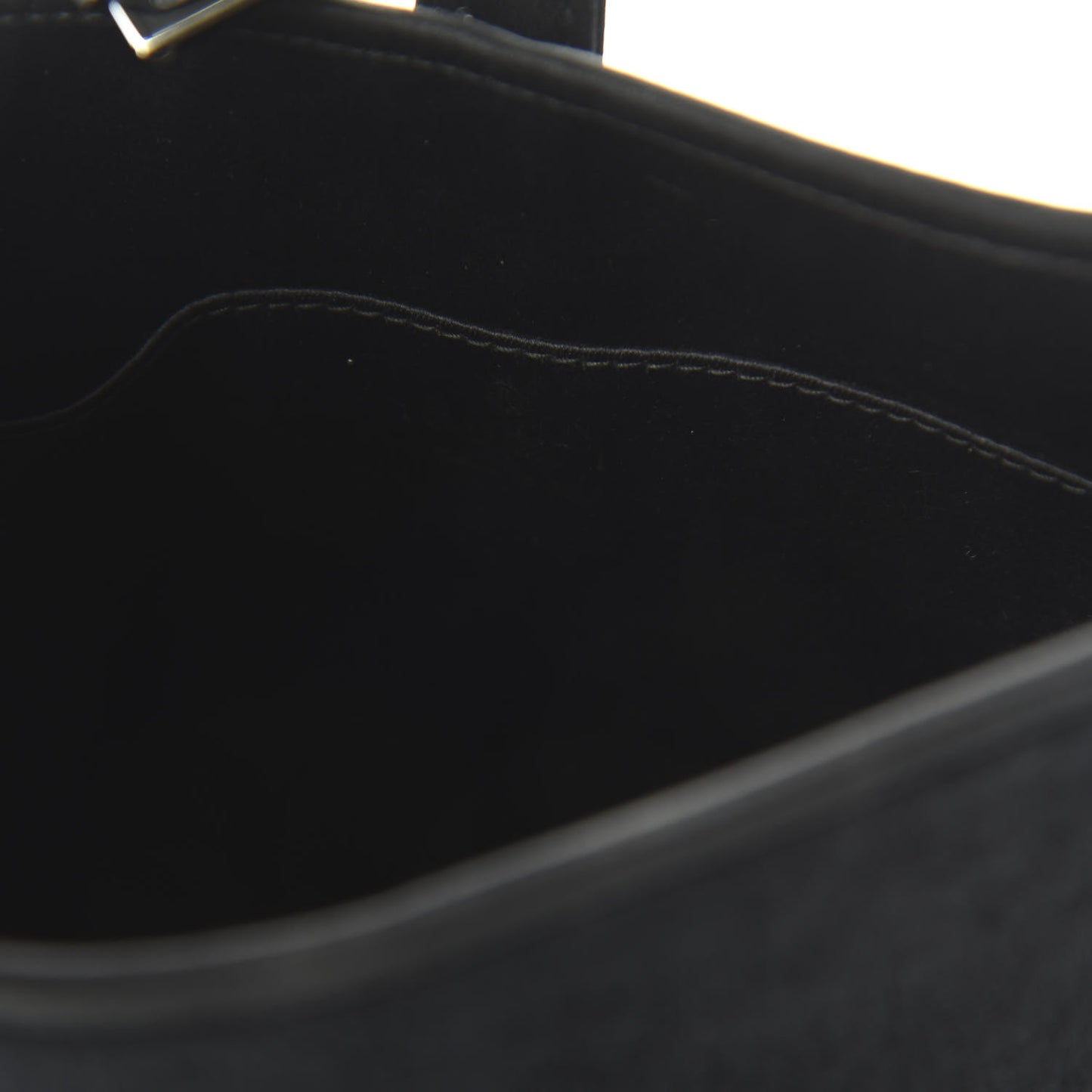 Nylon Pony Hair Jackie O Hobo Black