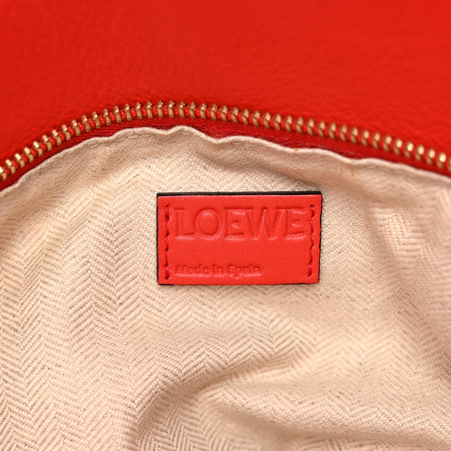Calfskin Large Puzzle Bag Scarlet
