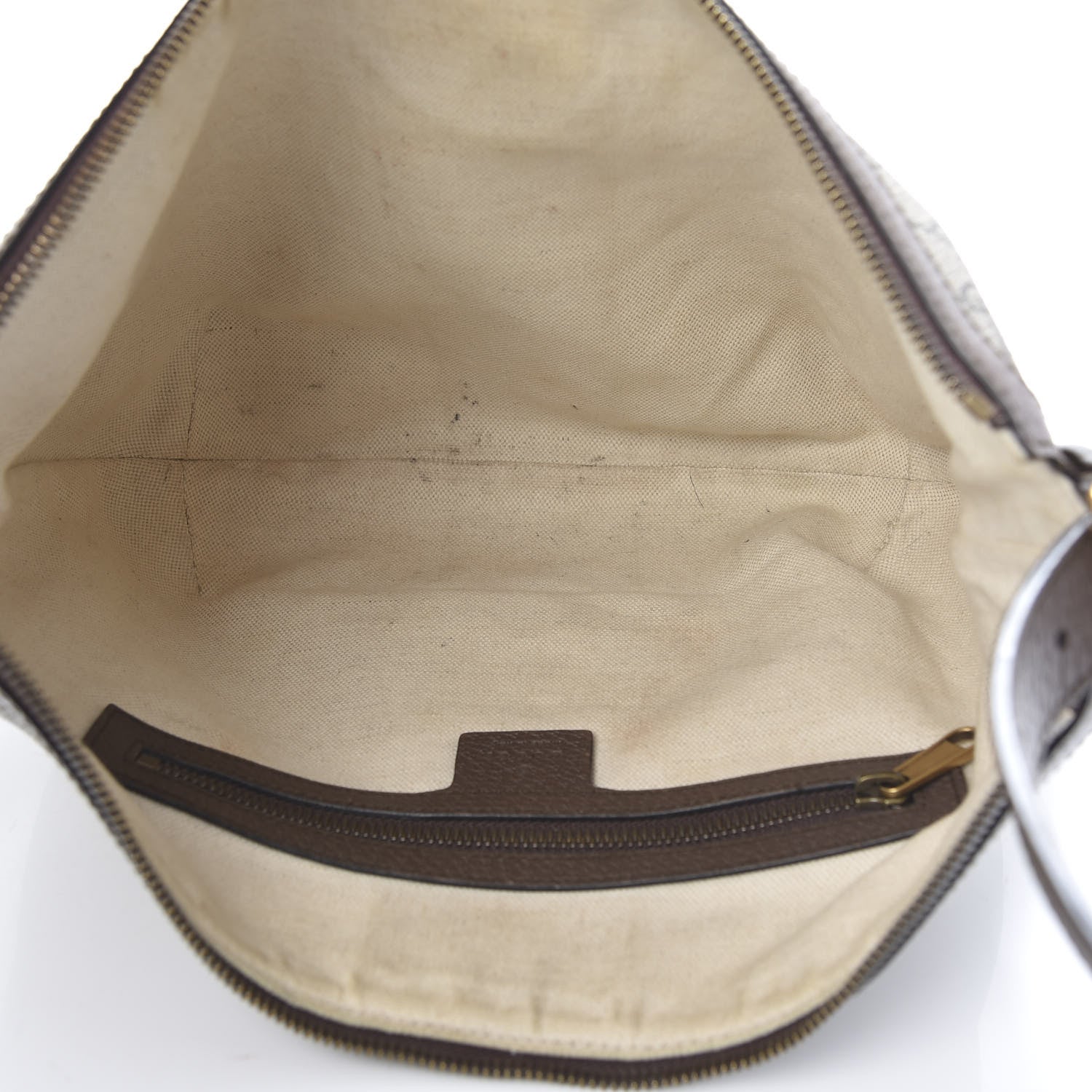 Gucci GG Supreme Monogram Web Small Ophidia Half Moon Hobo Brown 4 of 11