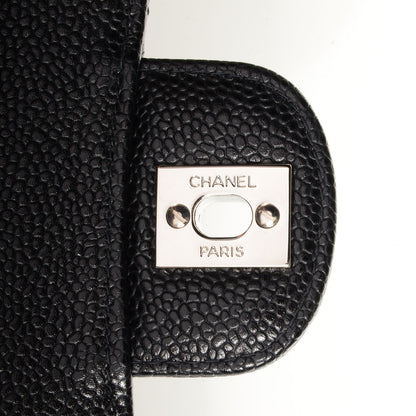 Chanel Caviar Quilted Medium Double Flap Black 8 of 8