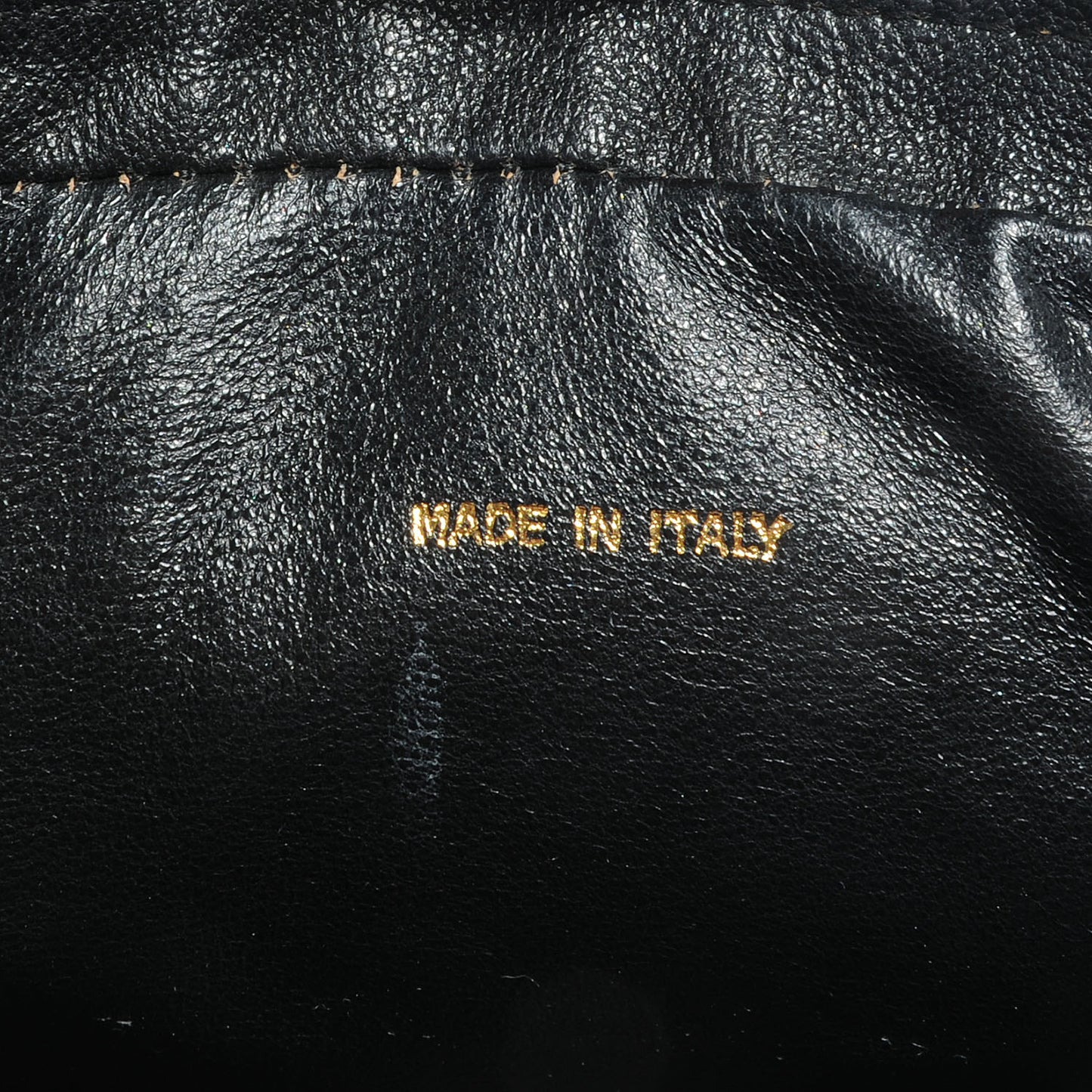 Lambskin Tassel Camera Case Black