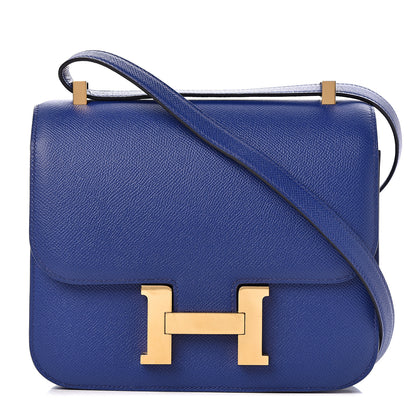 Hermes Epsom Constance 24 Bleu Electrique 1 of 26