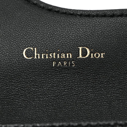 Christian Dior Grained Calfskin Saddle Card Holder Black 5 of 7