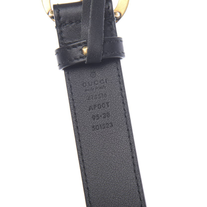 Gucci Calfskin Double G 30mm Belt 95 38 Black 3 of 6