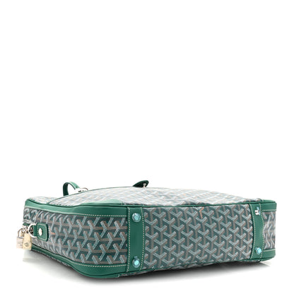Goyard Goyardine Ambassade MM Briefcase Green 6 of 17