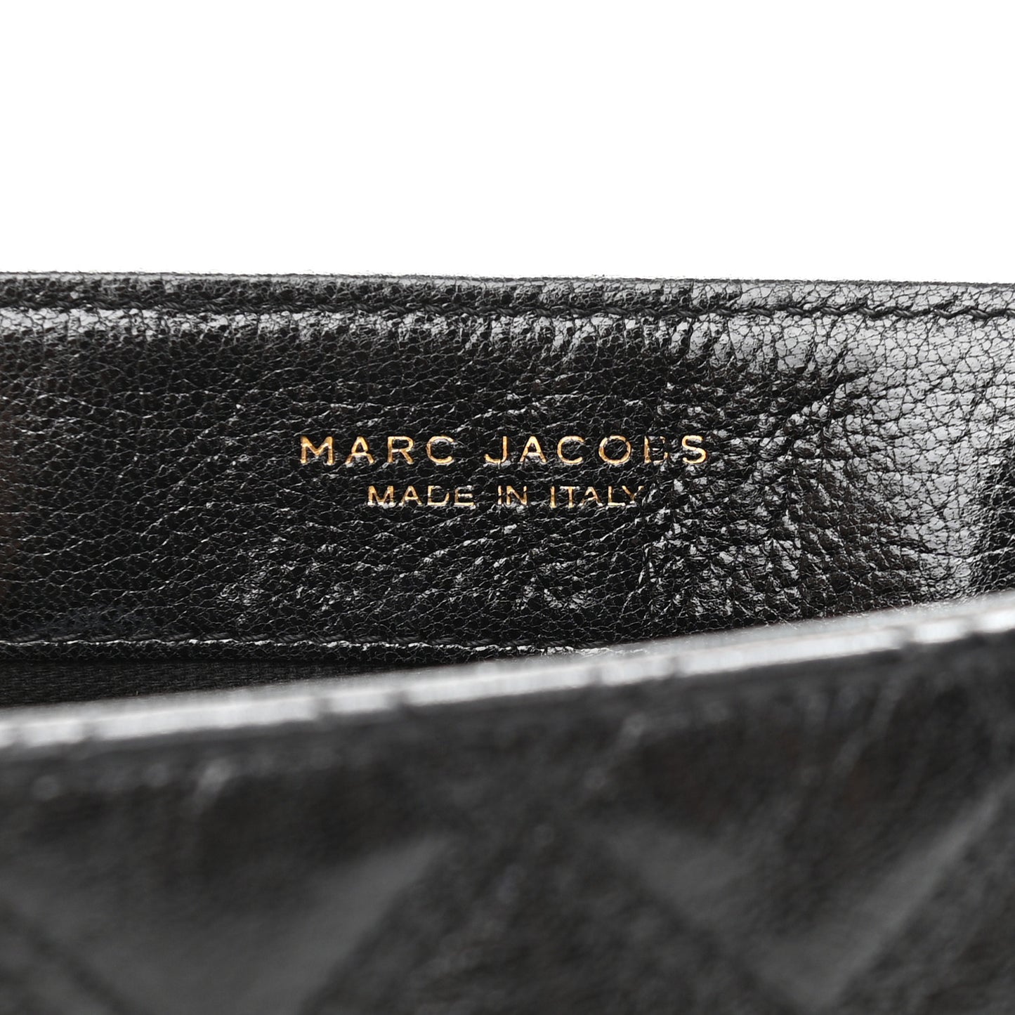 Lacquered Lambskin Baroque The Large Single Flap Black