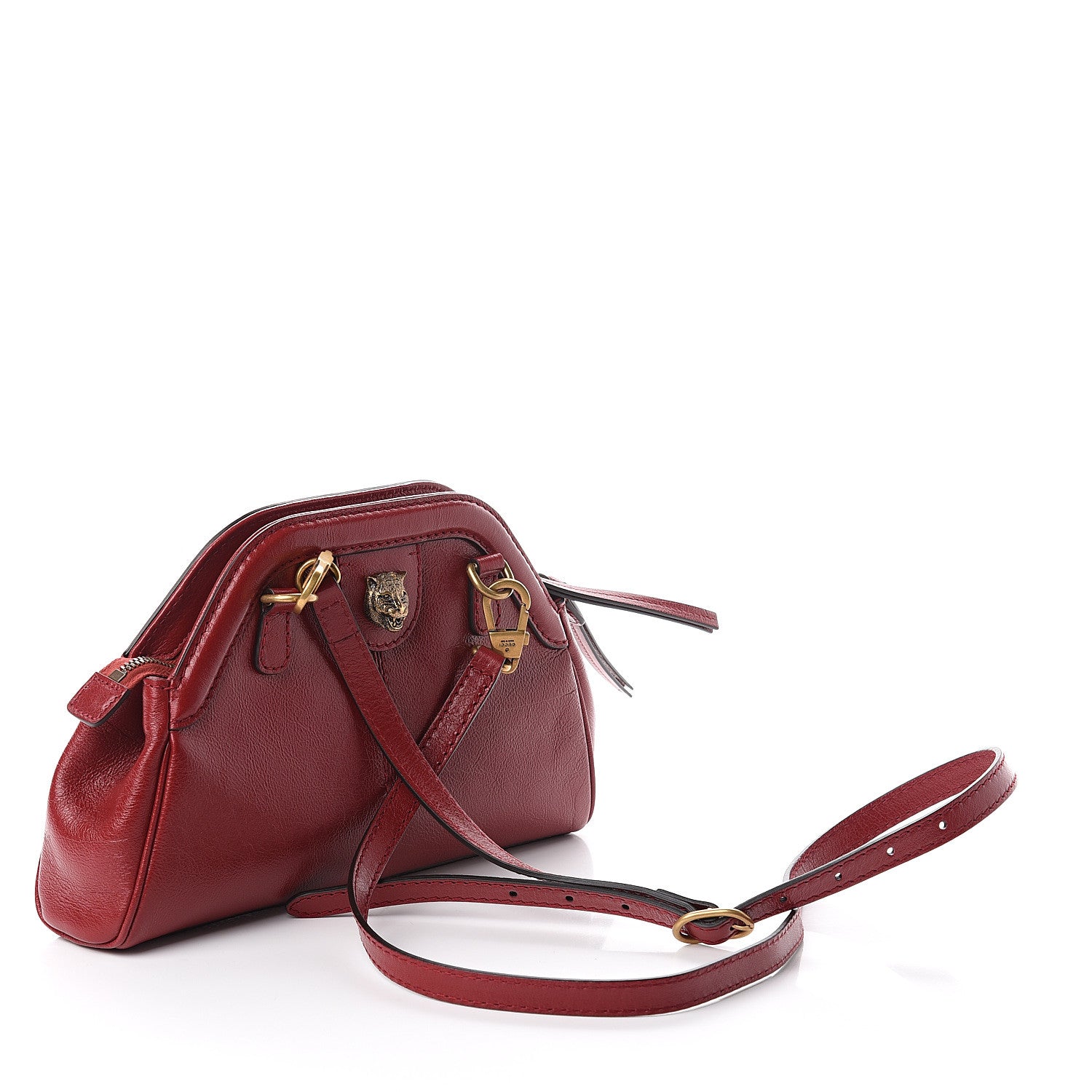 Gucci Piuma Lux Calfskin Small Re(Belle) Crossbody Bag Romantic Cerise 2 of 8
