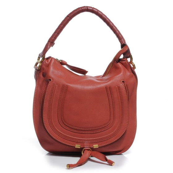 Chloe Calfskin Medium Marcie Hobo Orange 1 of 8