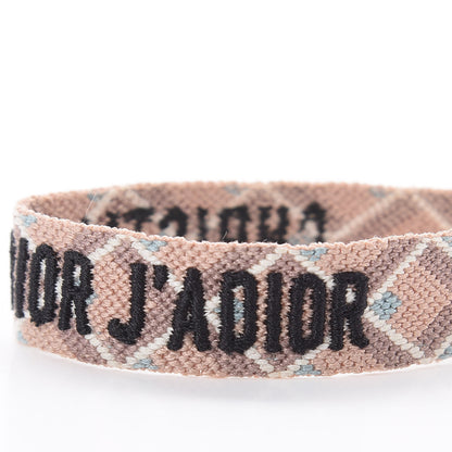 Christian Dior Woven Cotton J'Adior Friendship Bracelet 4 of 4