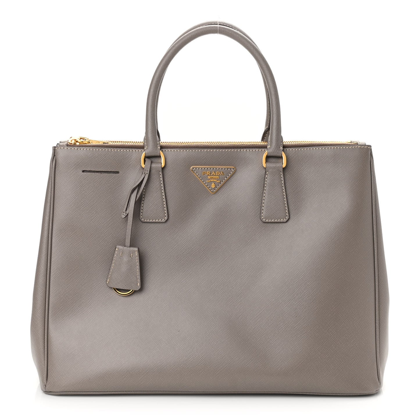 Saffiano Large Galleria Double Zip Tote Argilla