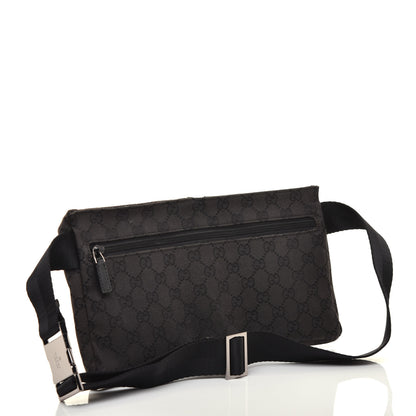 Gucci GG Monogram Double Pocket Belt Bag Black 3 of 12