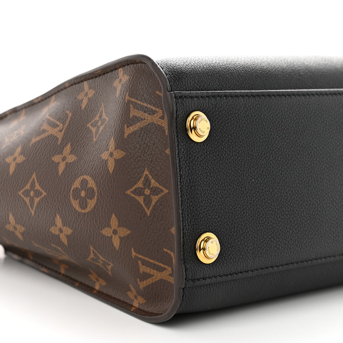Calfskin Monogram On My Side Black