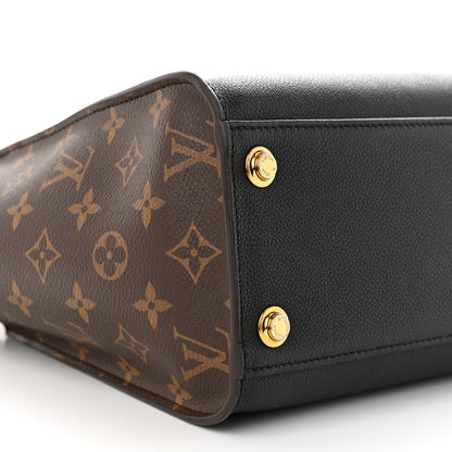 Louis Vuitton Calfskin Monogram On My Side Black 8 of 9