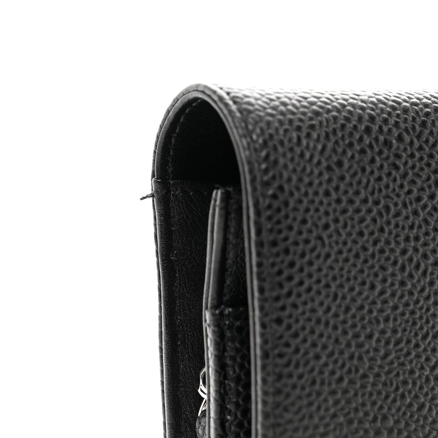 Chanel Caviar Timeless CC Wallet on Chain WOC Black 10 of 13
