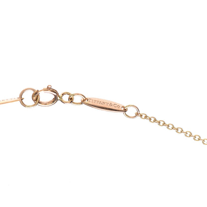 Tiffany 18K Rose Gold Diamond .03ct Elsa Peretti Diamonds by the Yard Pendant Necklace 5 of 6