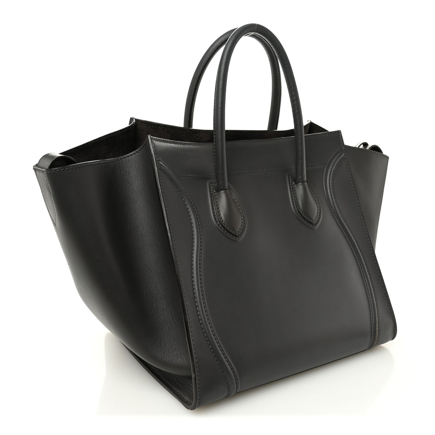 Smooth Calfskin Medium Phantom Luggage Grey