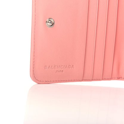 Balenciaga Goatskin Everyday Multi Zip Wallet Rose 7 of 9