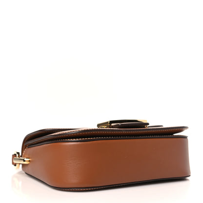Prada Mistolino Vitello Embleme Flap Shoulder Bag Naturale Cognac 4 of 8