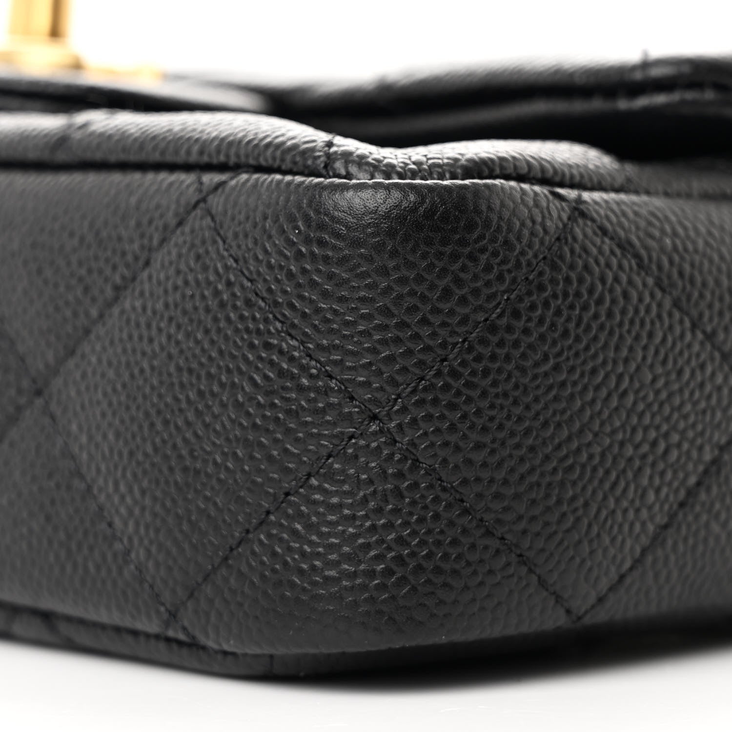Chanel Caviar Quilted Mini Sweetheart Flap Black 10 of 11