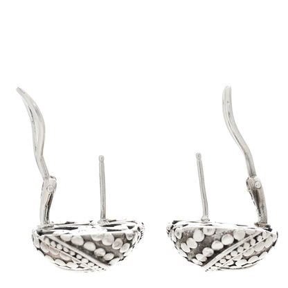 John Hardy Sterling Silver Dot Knot Earrings 3 of 4