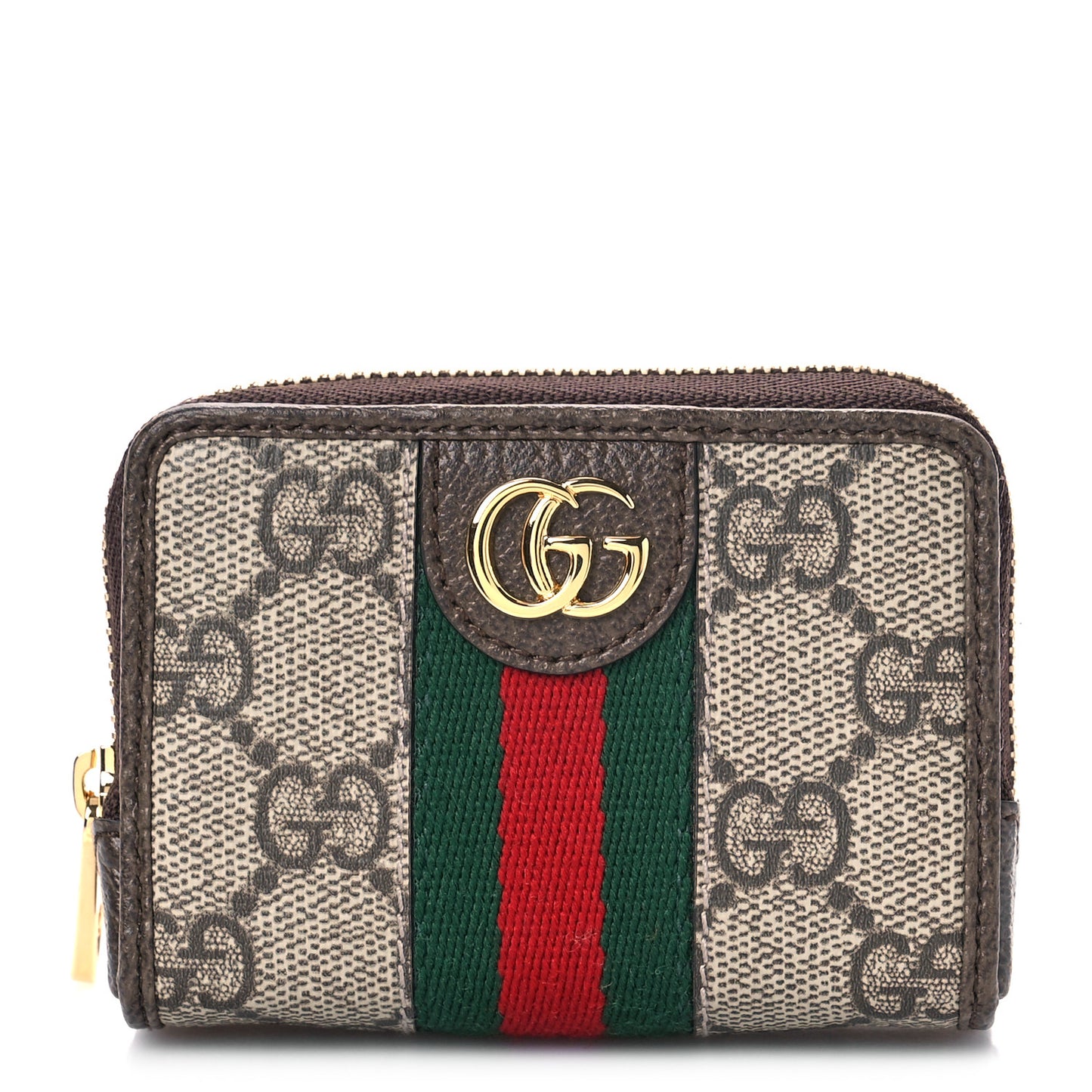 GG Supreme Monogram Web Ophidia Playing Card Case Beige New Acero