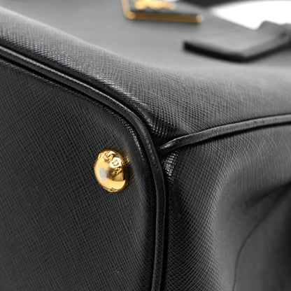 Prada Saffiano Medium Galleria Double Zip Tote Black 19 of 22