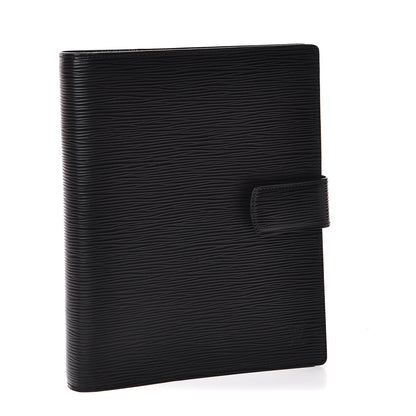 Louis Vuitton Epi Large Ring Agenda Black 2 of 10