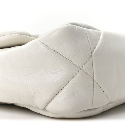 Chanel Lambskin Quilted Medium Chanel 19 Flap White 9 of 10