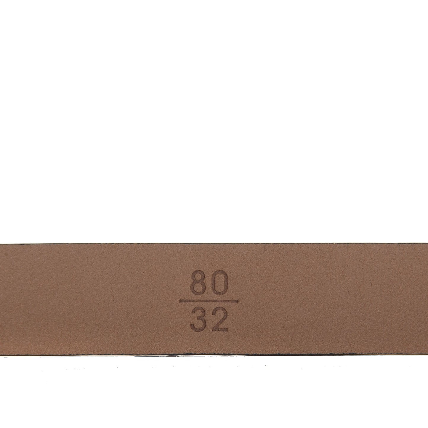 Calfskin CC Logo Skinny Belt 80 32 Navy Blue