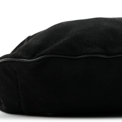 Saint Laurent Suede Mombasa Hobo Black 9 of 10
