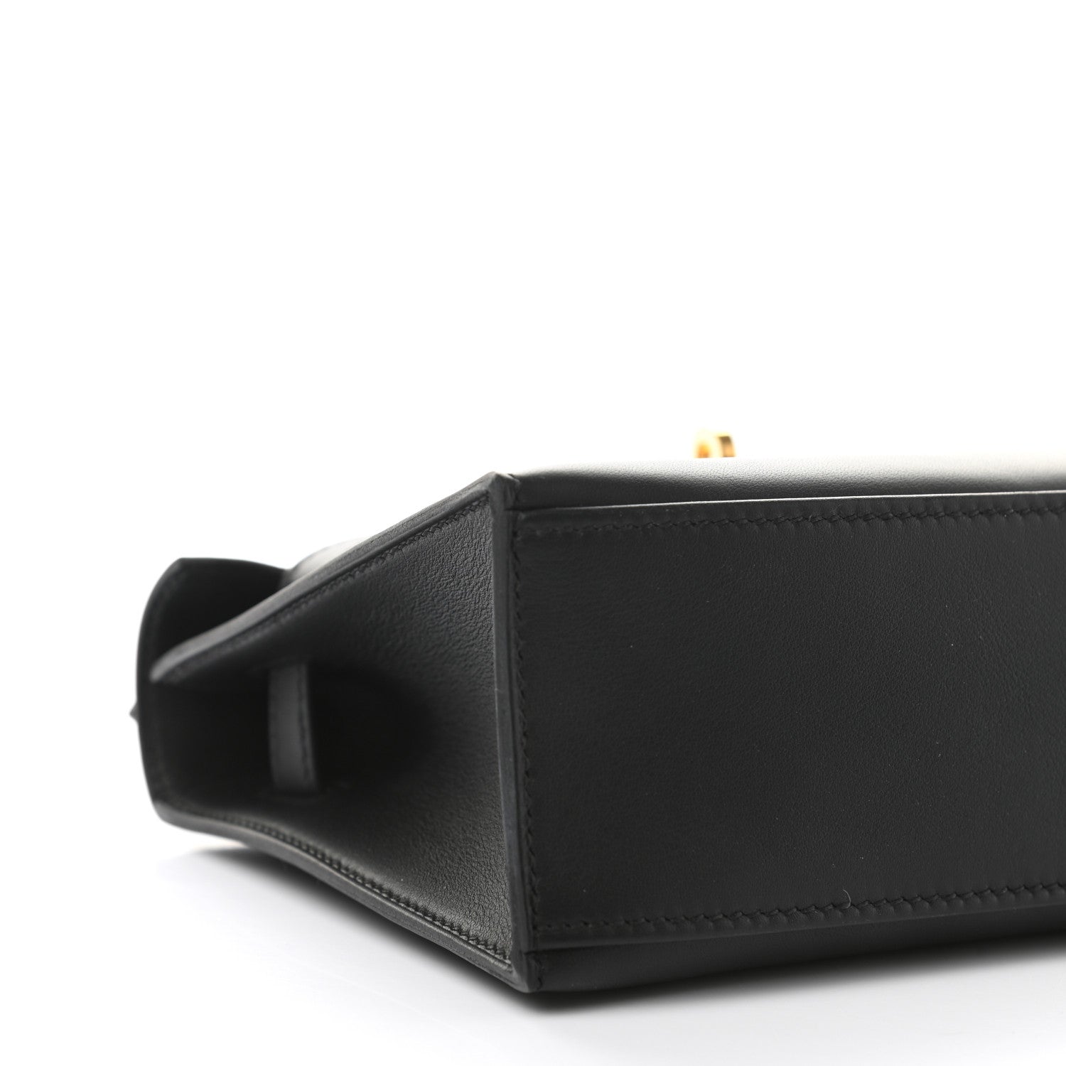 Hermes Swift Kelly Pochette Clutch Black 7 of 9