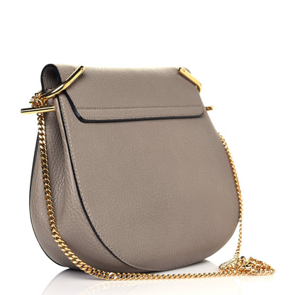 Chloe Grained Lambskin Drew Shoulder Bag Motty Grey 2 of 11