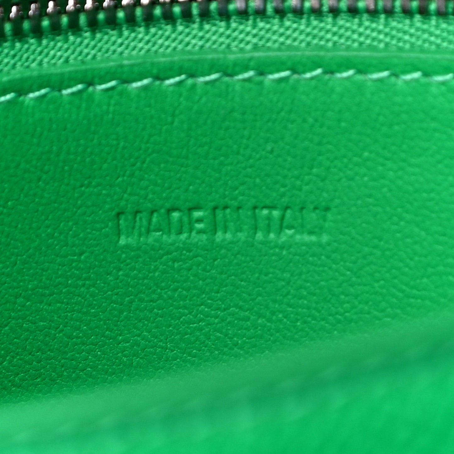 Grained Calfskin XS Downtown Shoulder Bag Vivid Green