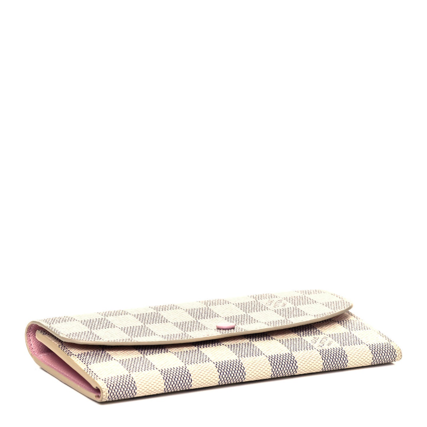 Damier Azur Emilie Wallet Rose Ballerine