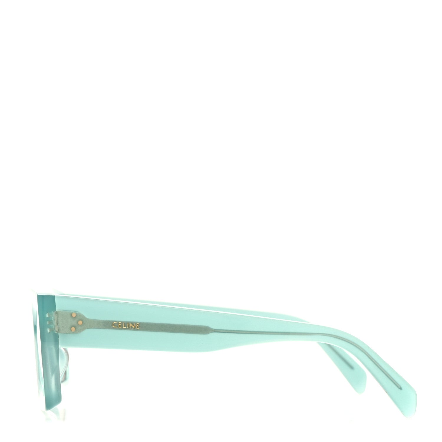 Celine Acetate 53 Sunglasses CL40280U Sea Green Smoke 3 of 7