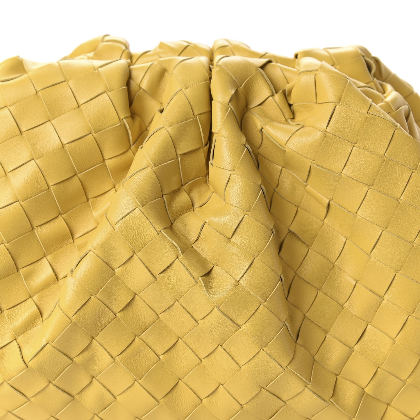 Nappa Maxi Intrecciato The Pouch Oversized Clutch Corn