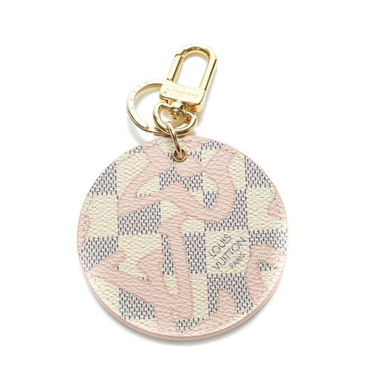 Louis Vuitton Damier Azur Tahitienne Bag Charm Key Ring 1 of 5