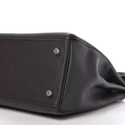 Hermes Togo Matte Alligator Kelly Retourne Touch 28 Black 7 of 11